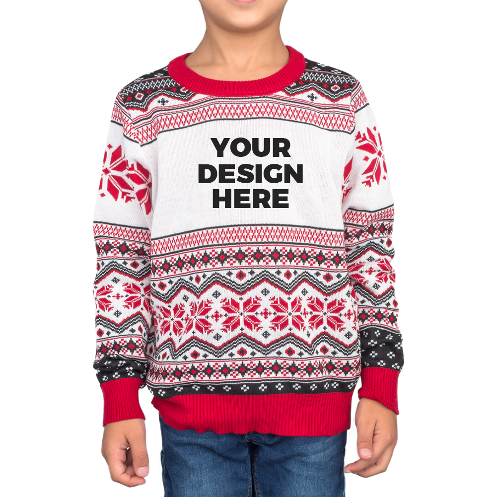 Custom Youth Ugly Christmas Sweater