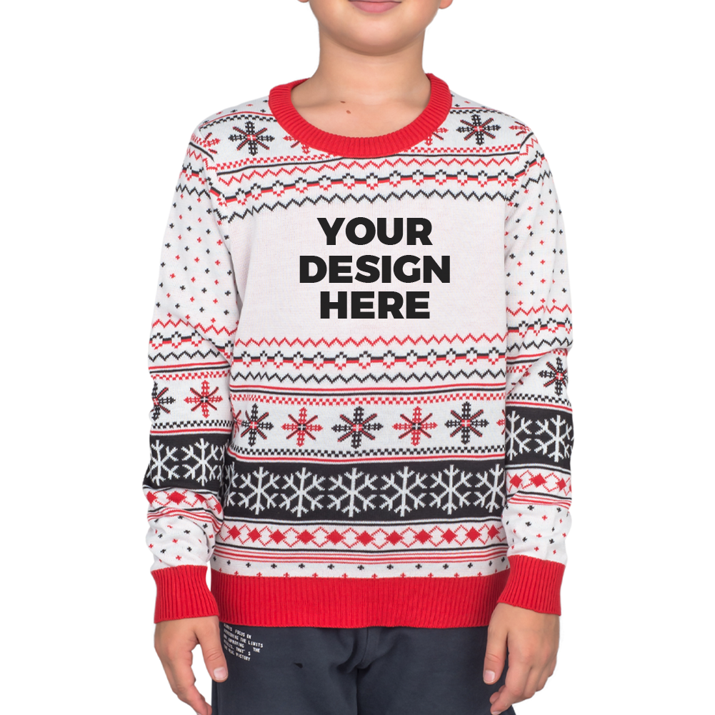 Custom Youth Ugly Christmas Sweater