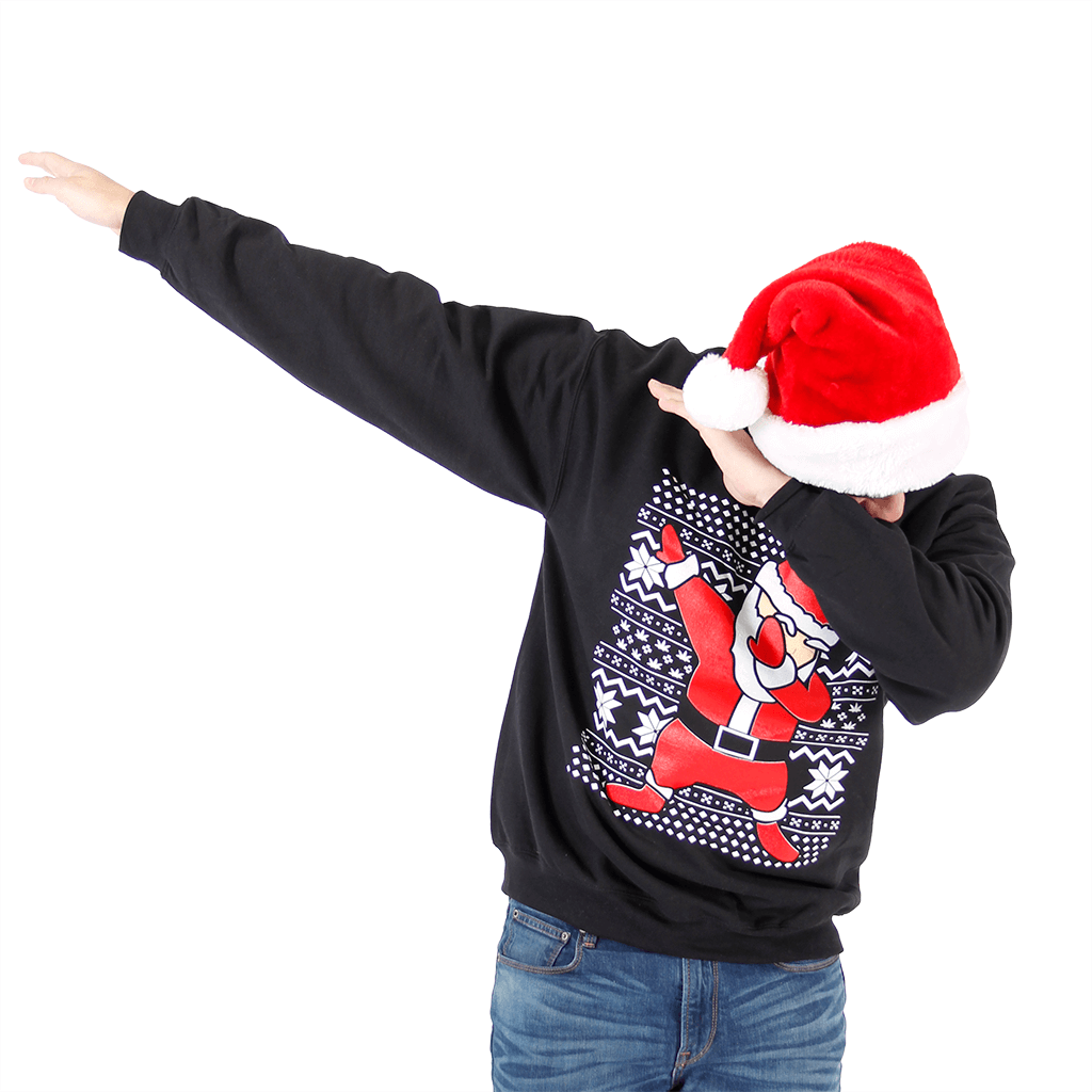 Dabbin' Santa Ugly Christmas Sweatshirt 2