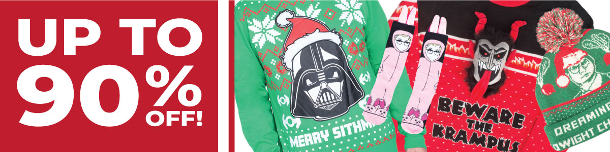 Ugly Christmas Sweaters Shop Deals Up to 90% OFF!