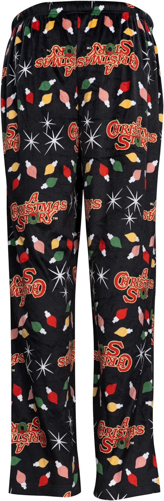 A CHRISTMAS STORY Brushed Fleece Holiday Lights Pj Lounge Pants Pajamas for Men
