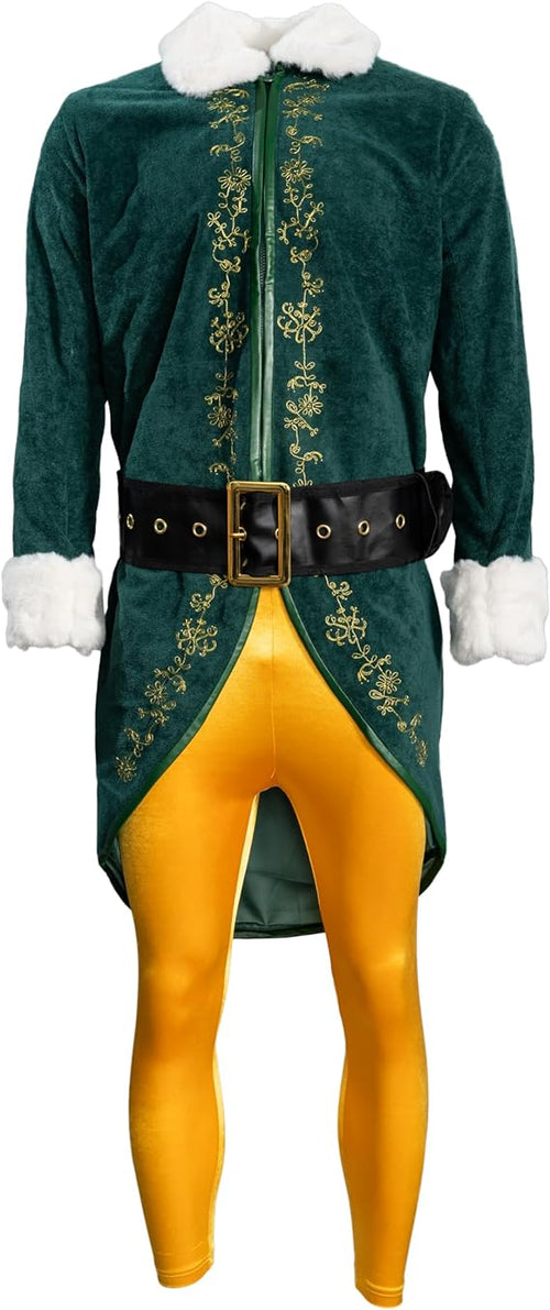 Christmas Elf Deluxe Halloween Complete Costume Set 2XL