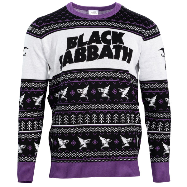 Holiday Sweater Ozzy Christmas Sweater Black Sabbath Flying Demon