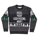 Buzz, Your Girlfriend, Woof! Ugly Christmas Sweater