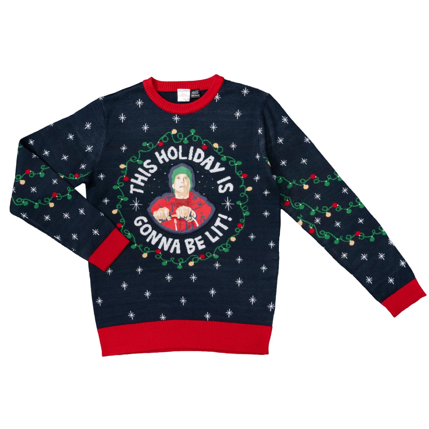 Christmas Vacation Clark This Holiday is Gonna Be Lit Ugly Christmas Sweater