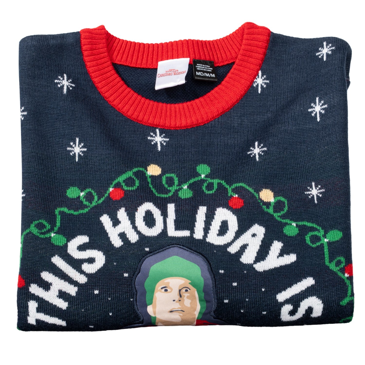 Christmas Vacation Clark This Holiday is Gonna Be Lit Ugly Christmas Sweater
