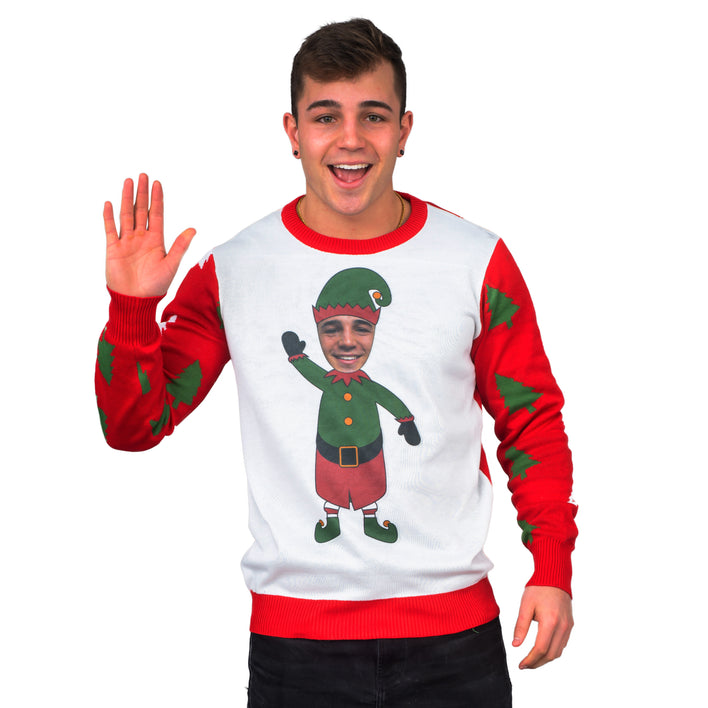 Custom Adult Elf Yourself Sweater