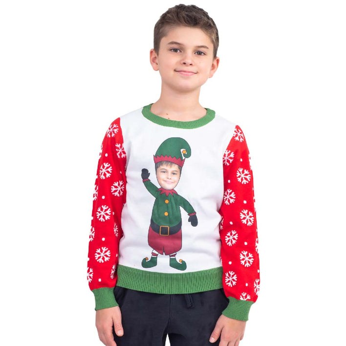 Custom Youth Christmas Movie Yourself Sweaters