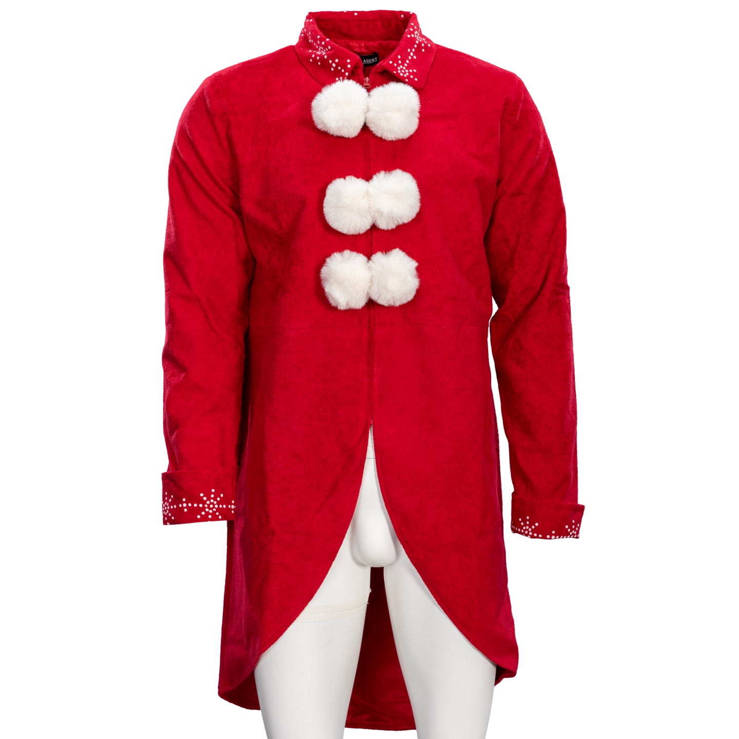 Ming Ming Elf Christmas Holiday Season Suit Adult Halloween Costume Cosplay Set with Jacket, Belt and Hat