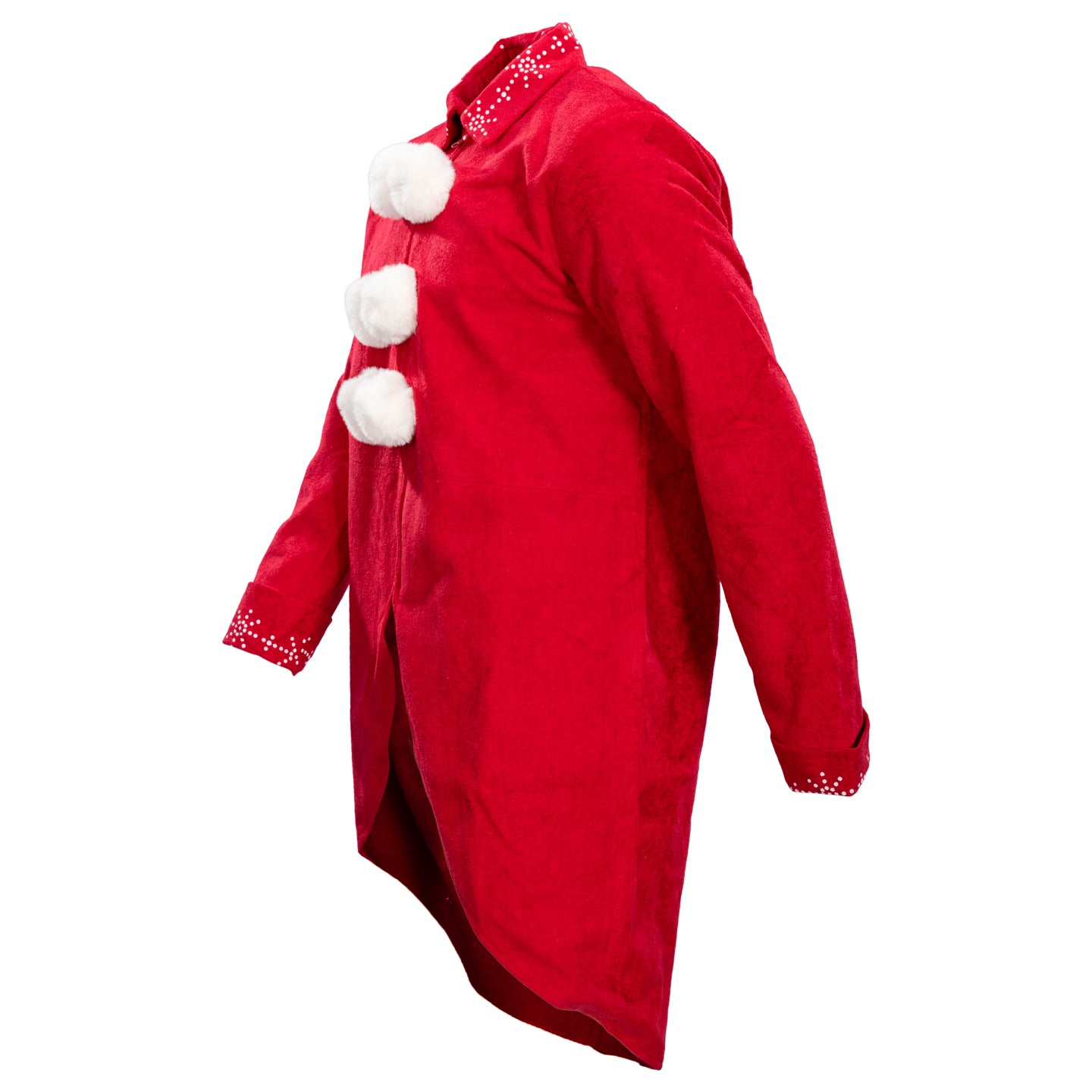 Ming Ming Elf Christmas Holiday Season Suit Adult Halloween Costume Cosplay Set with Jacket, Belt and Hat