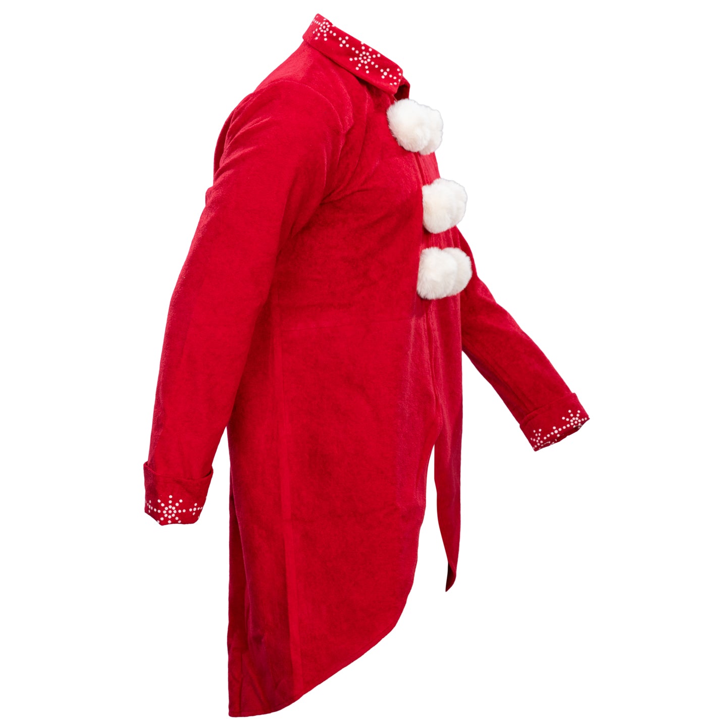 Ming Ming Elf Christmas Holiday Season Suit Adult Halloween Costume Cosplay Set with Jacket, Belt and Hat