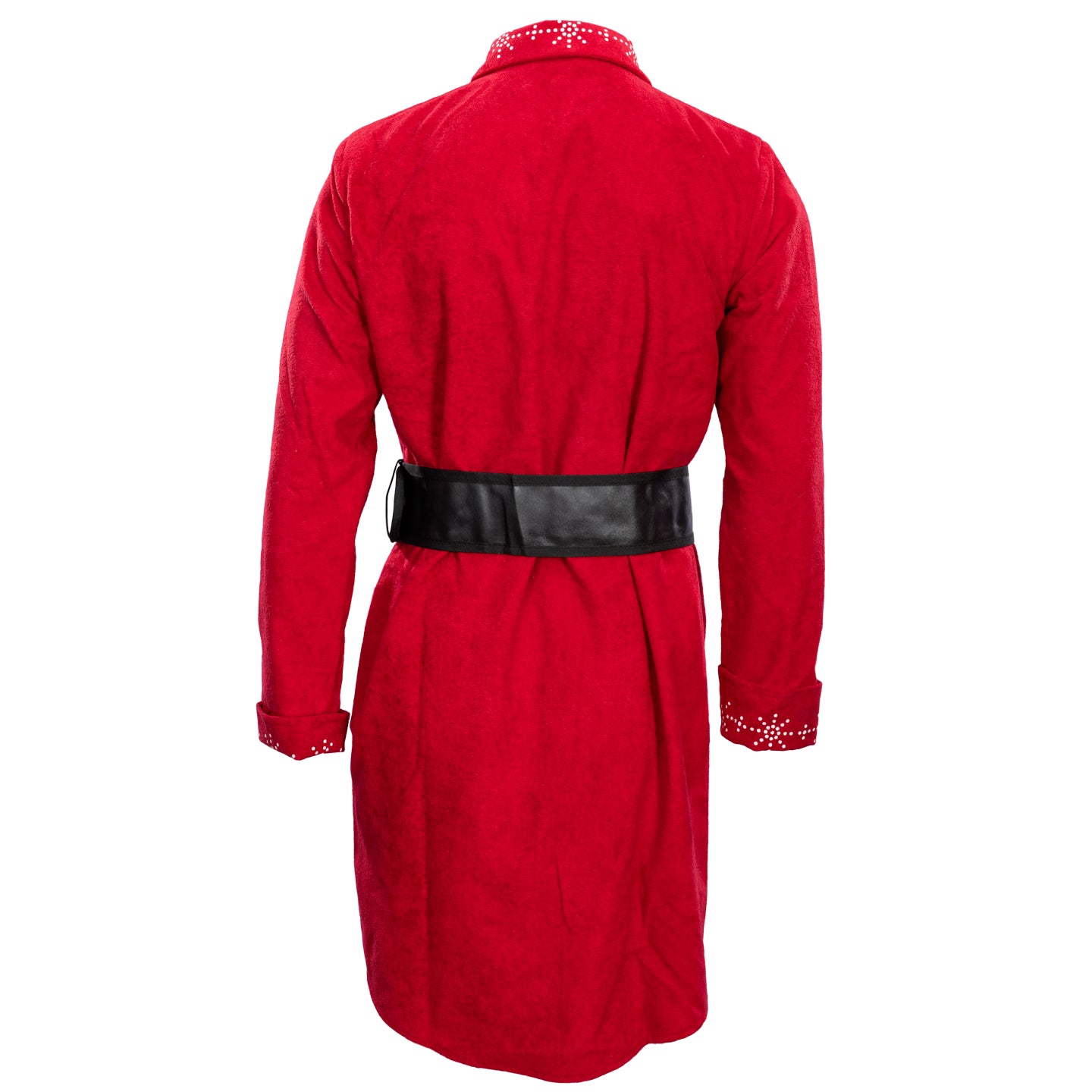 Ming Ming Elf Christmas Holiday Season Suit Adult Halloween Costume Cosplay Set with Jacket, Belt and Hat