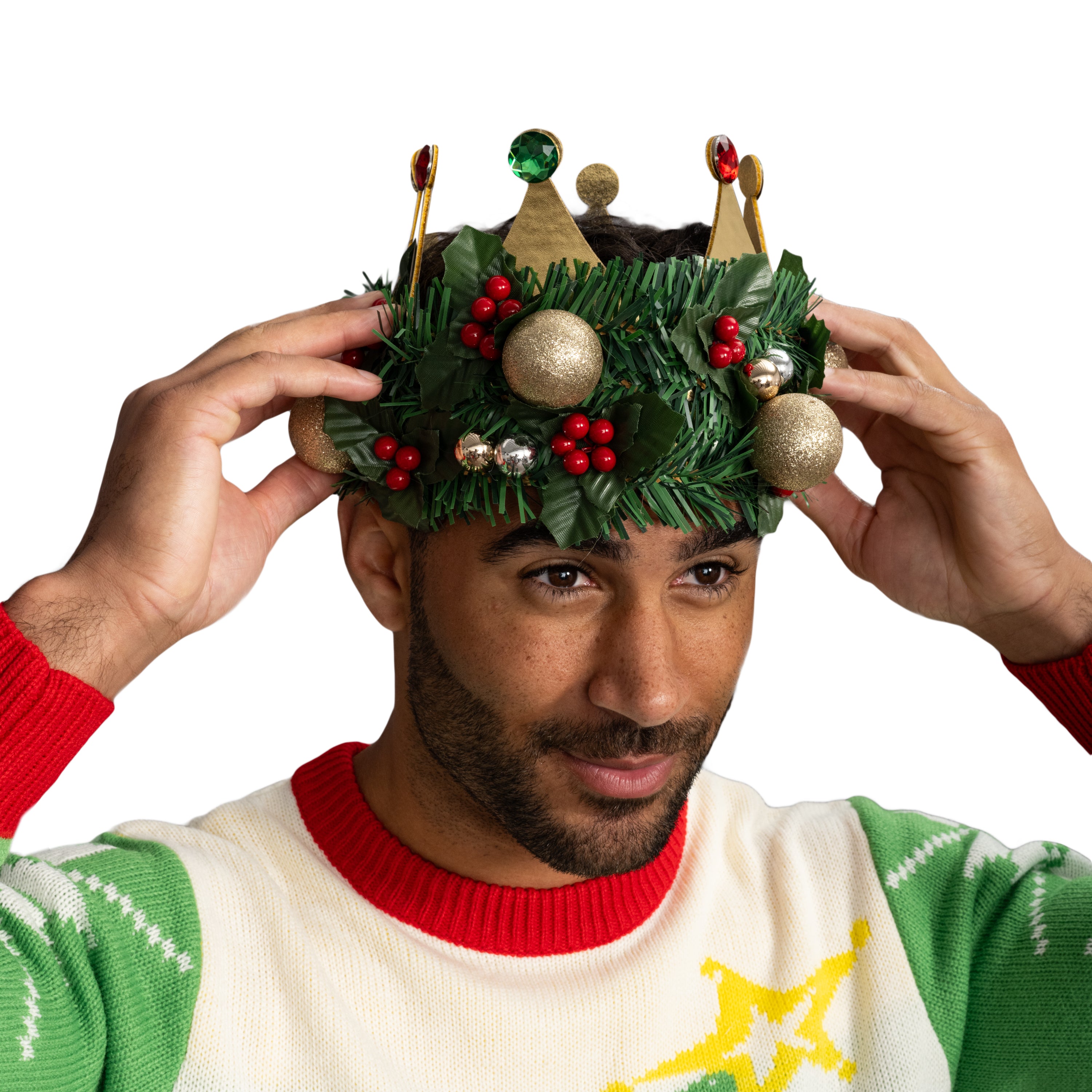 Green Monster Christmas Crown