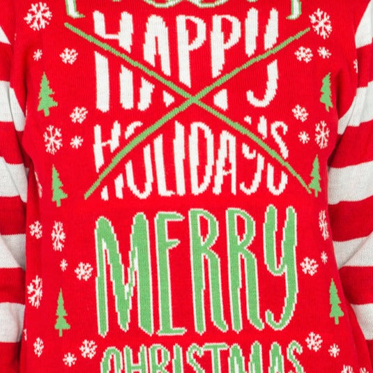 Happy Holidays Merry Ugly Christmas Sweater