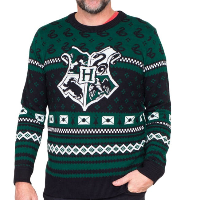 Harry Potter Slytherin Xmas Patterns Ugly Christmas Sweater