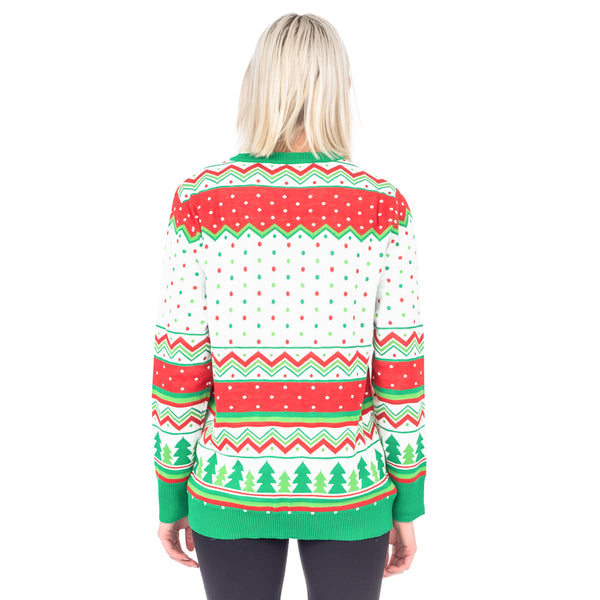 Women's Humping Reindeer 3D Animated Ugly Christmas Sweater