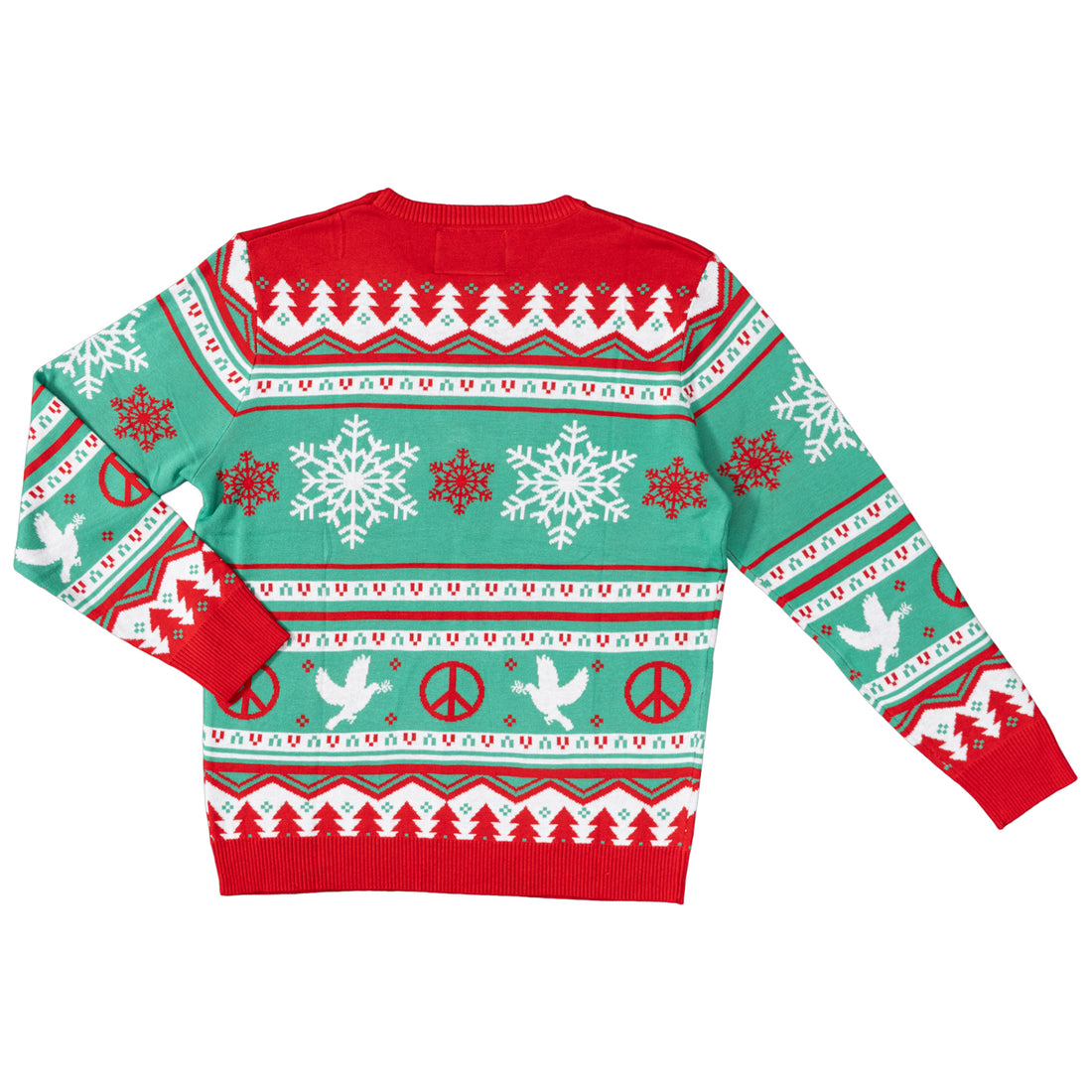 Sweat-shirt Homme Merry Peacemas Christmas Peace Wreath - Awdis Neuf Avec étiquettes - Polycoton