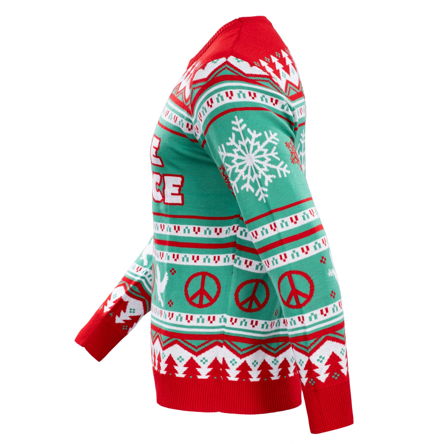 I Come in Peace / Peace Funny Couples Adult Unisex Ugly Christmas Sweaters