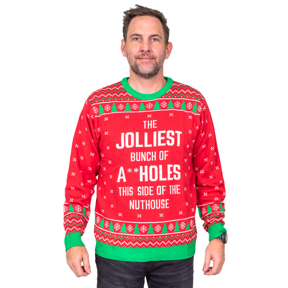 Vacation Movie The Jolliest Bunch Red Ugly Christmas Sweater