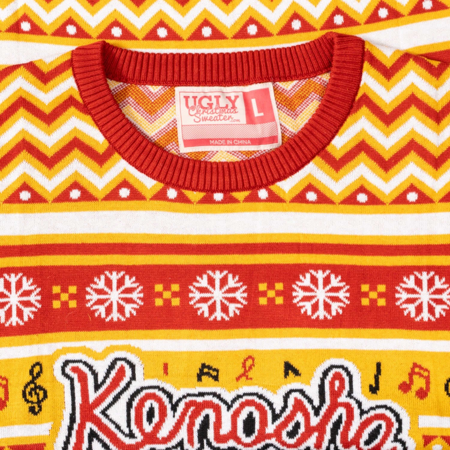 Kenosha Kickers Band Logo Ugly Christmas Sweater