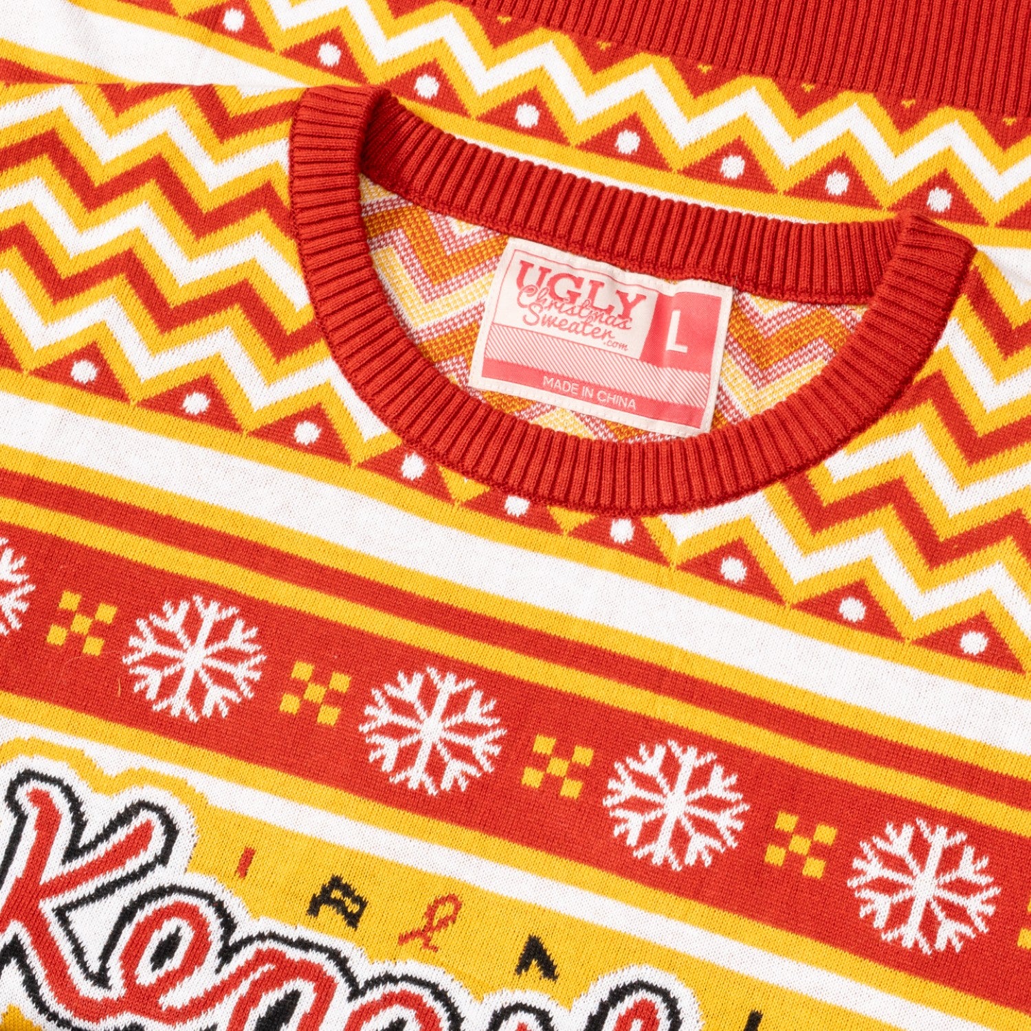 Kenosha Kickers Band Logo Ugly Christmas Sweater