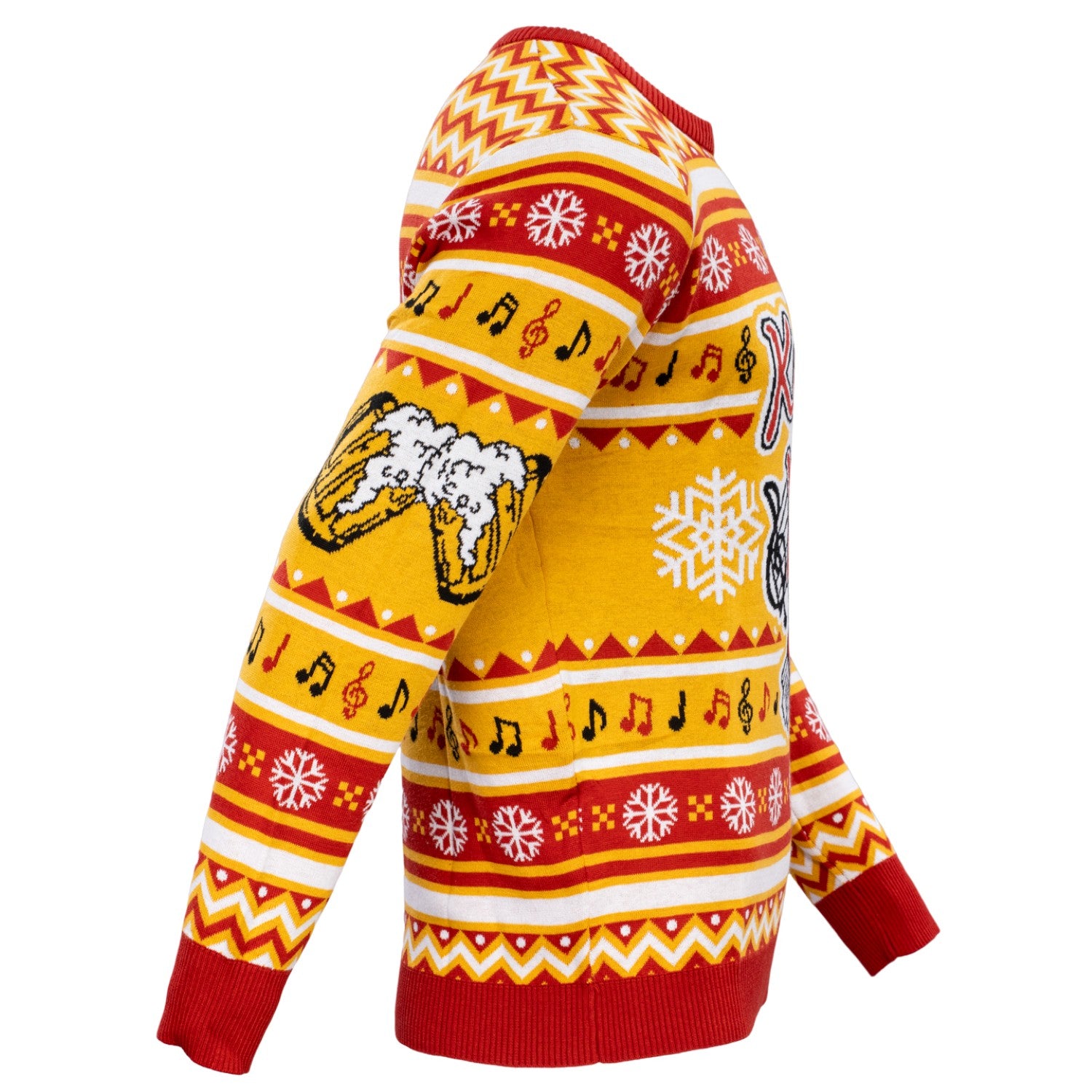 Kenosha Kickers Band Logo Ugly Christmas Sweater