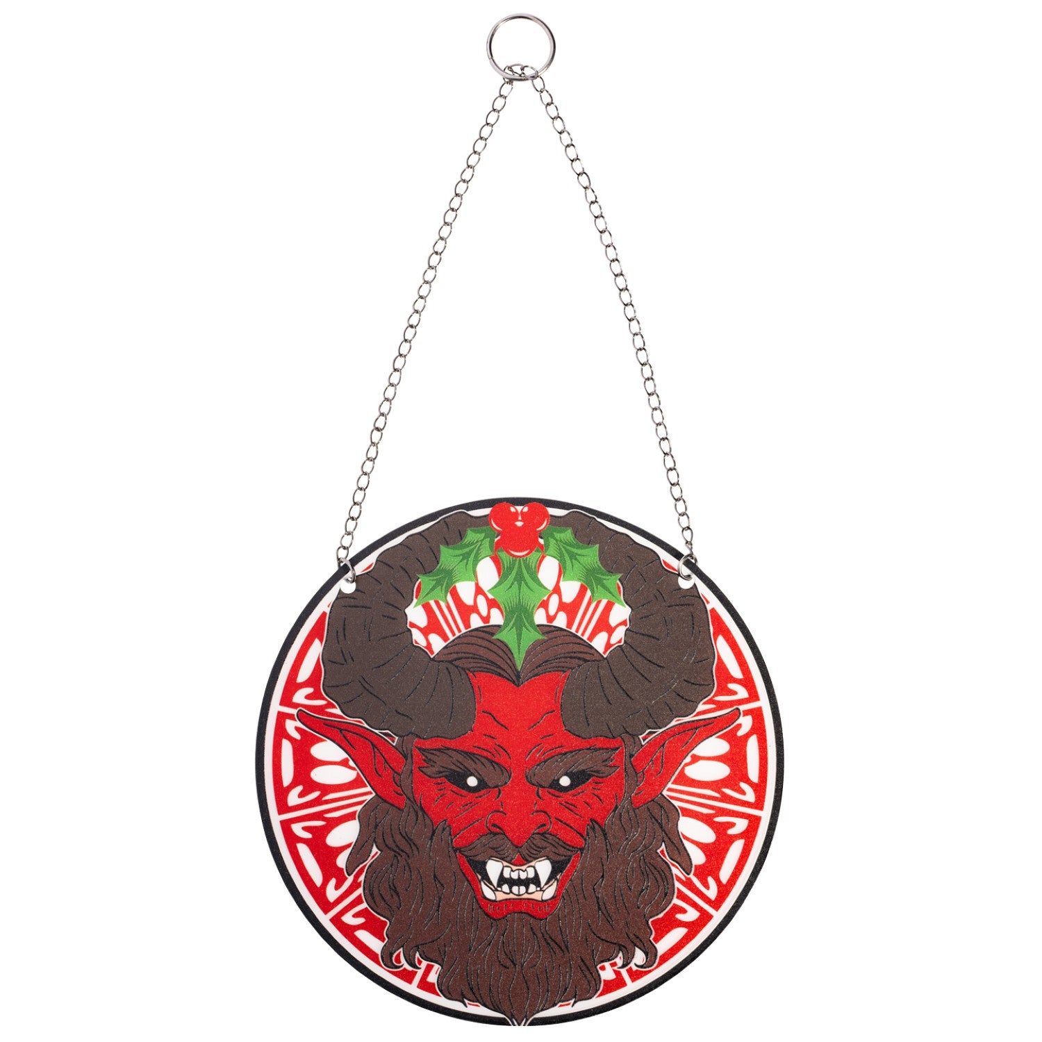 Krampus 6" Inch Suncatcher Christmas Ornament Window Home Decor Gift