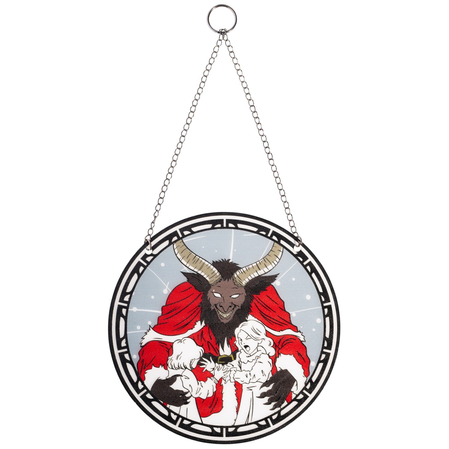 Krampus 6" Inch Suncatcher Christmas Ornament Window Home Decor Gift