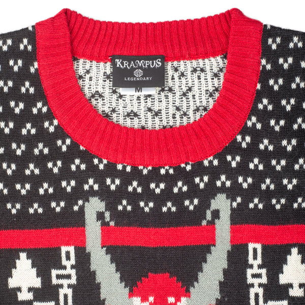 Krampus Knit Ugly Christmas Sweater