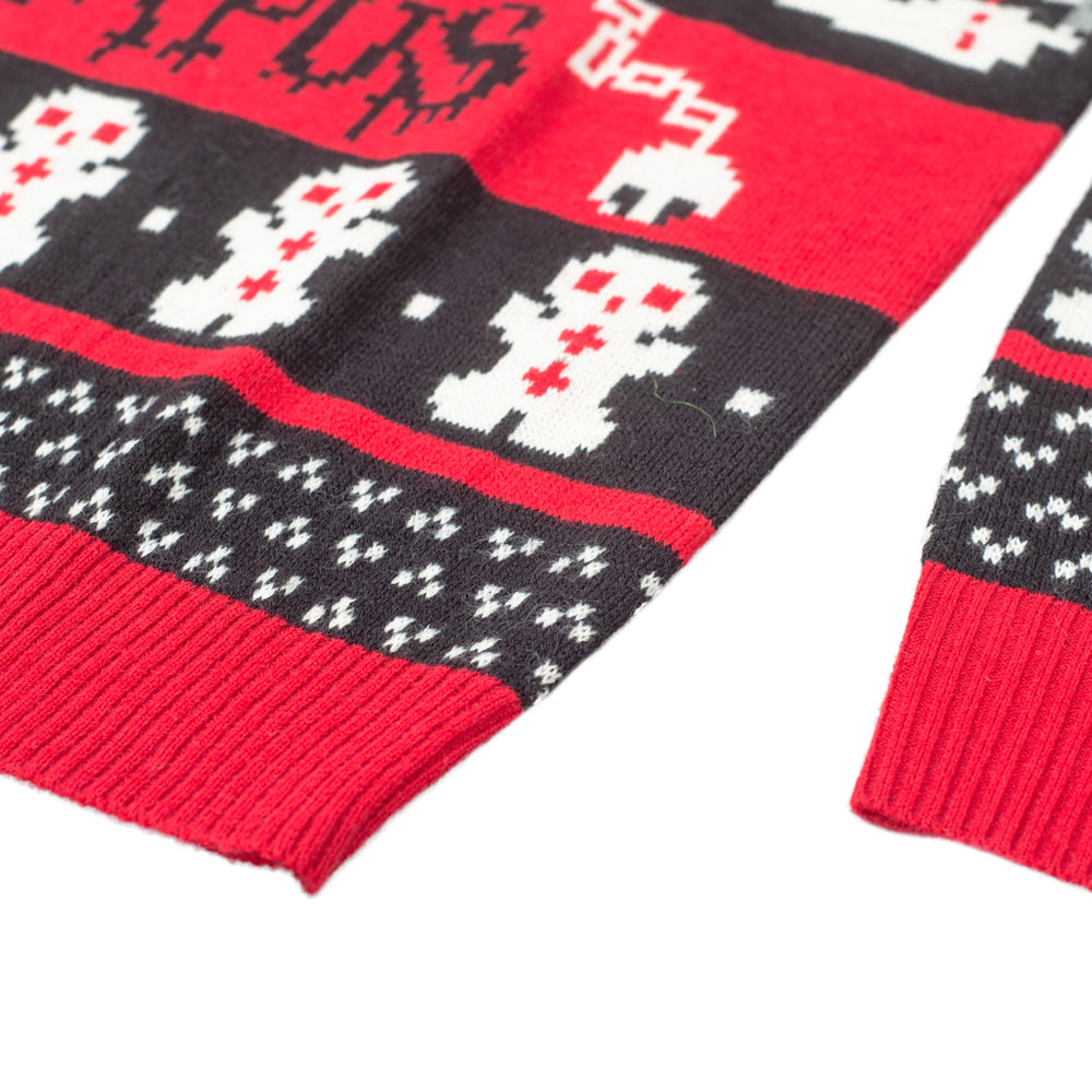 Pull De Noël Moche "Merry Krampus" Pour Adulte - Taille XS à 4XL, 60% Coton / 40% Acrylique - Style Décalé Pour Fêtes Et Soirées