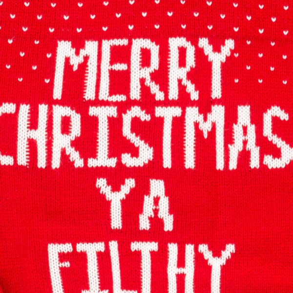 Women's Home Alone Merry Christmas Ya Filthy Animal Christmas Sweater