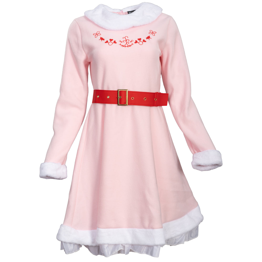 Mrs. Elf Pink Women's Deluxe Halloween Cosplay Costume Set XL