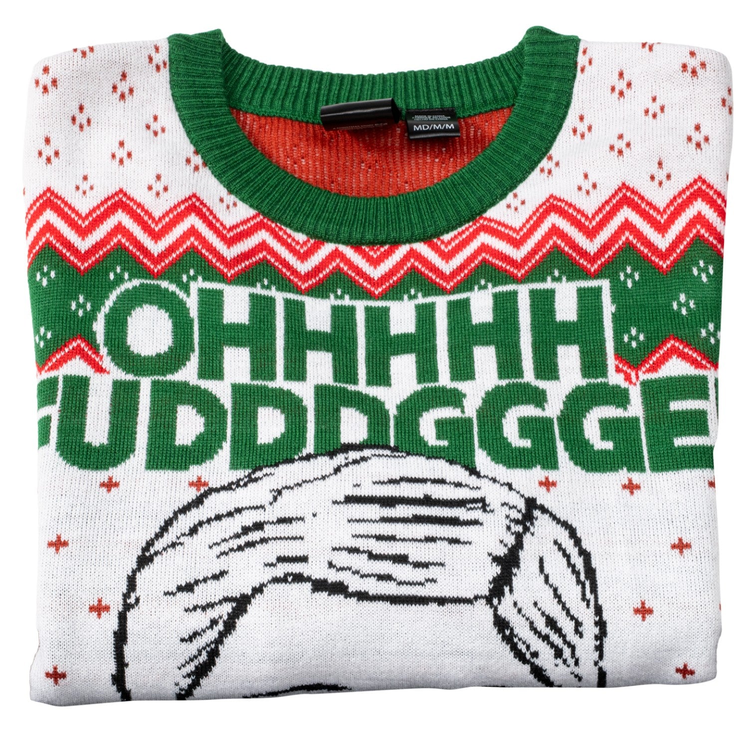 Officially Licensed A Christmas Story Ralphie "Ohh Fuddggee" Adult Unisex Ugly Christmas Sweater