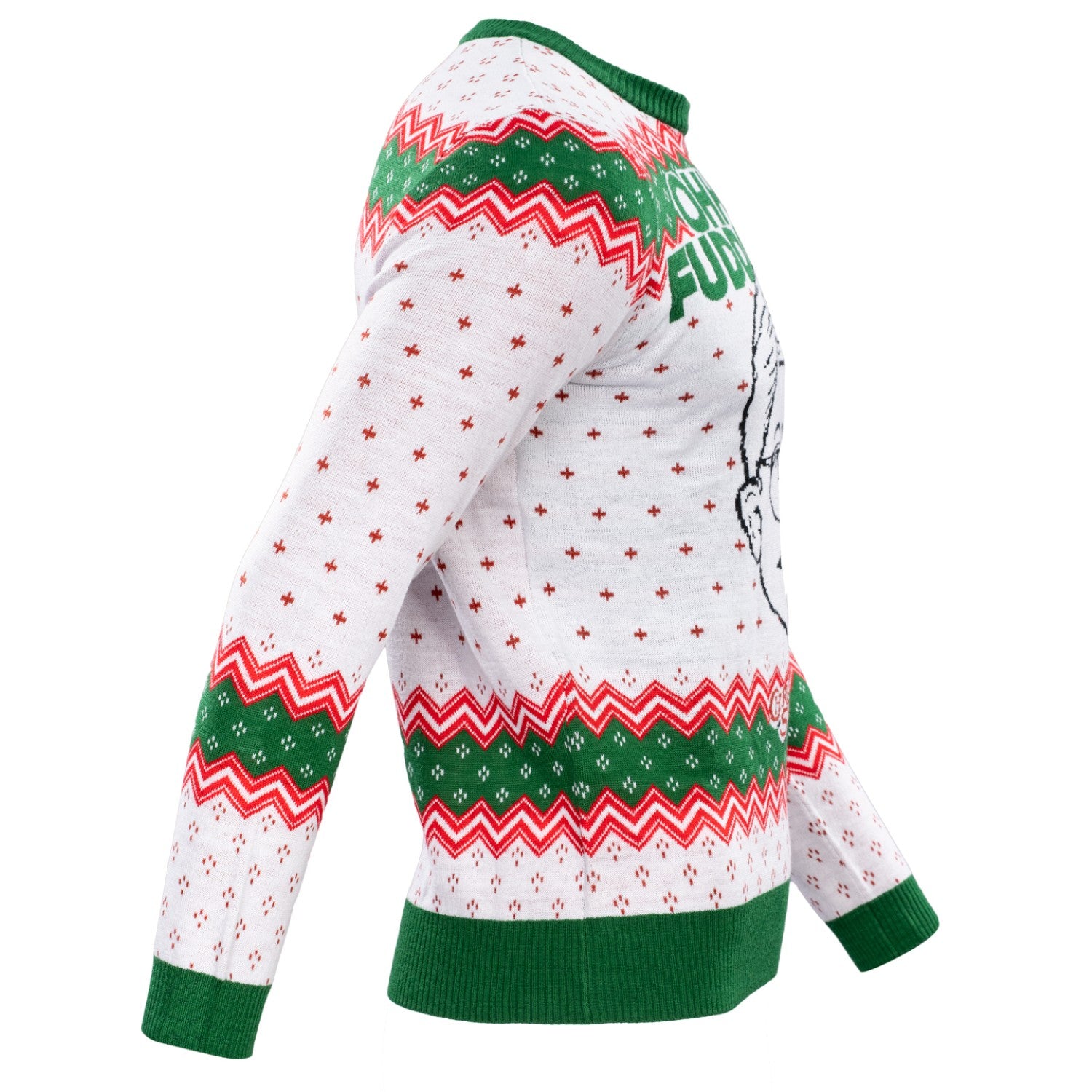 Officially Licensed A Christmas Story Ralphie "Ohh Fuddggee" Adult Unisex Ugly Christmas Sweater