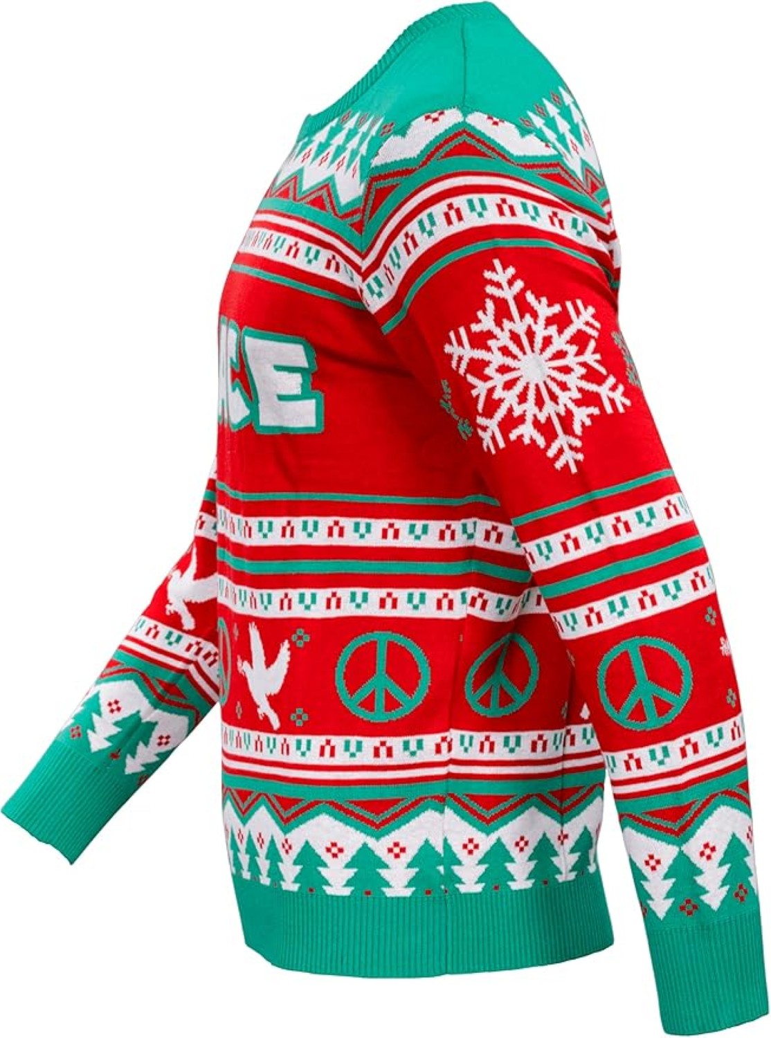 I Come in Peace / Peace Funny Couples Adult Unisex Ugly Christmas Sweaters