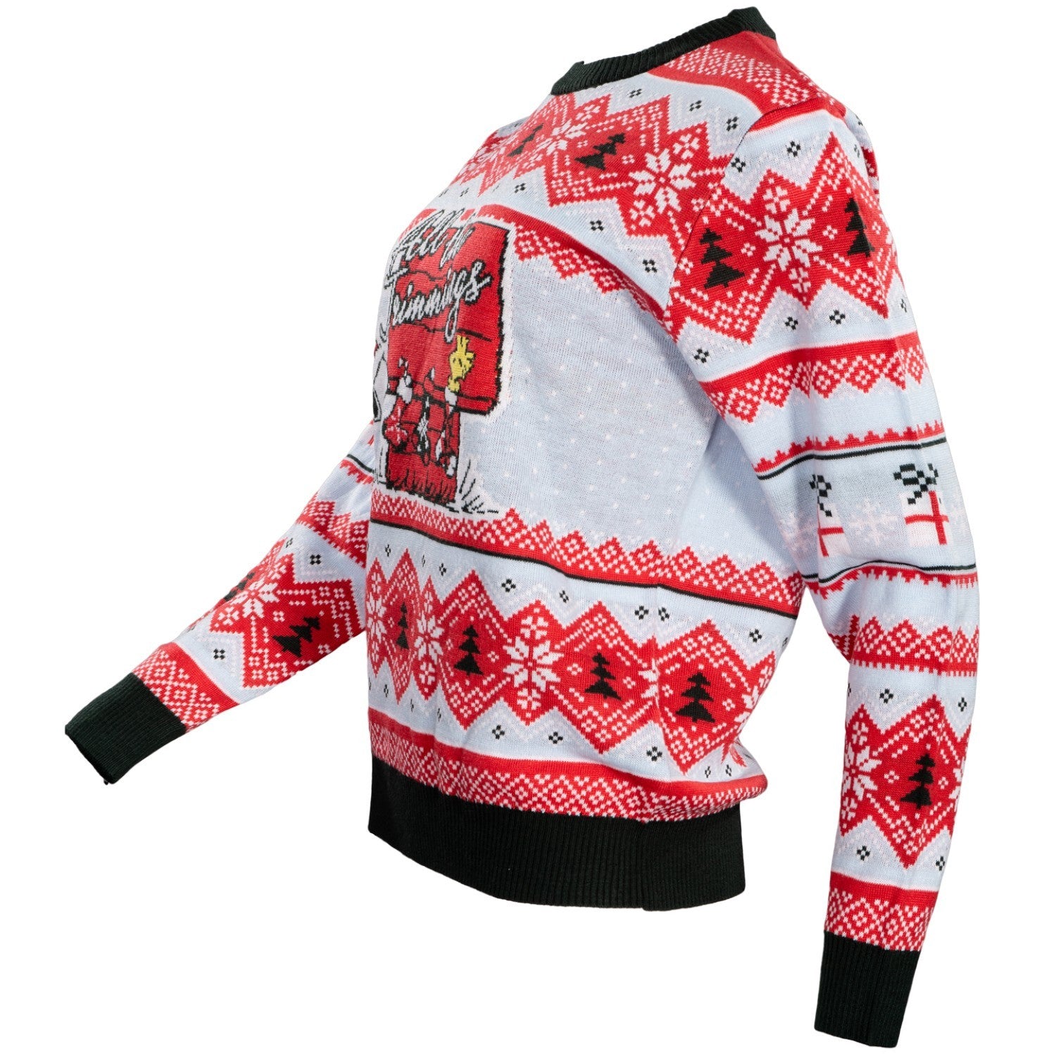 Peanuts House All the Trimmings Adult Unisex Ugly Christmas Sweater