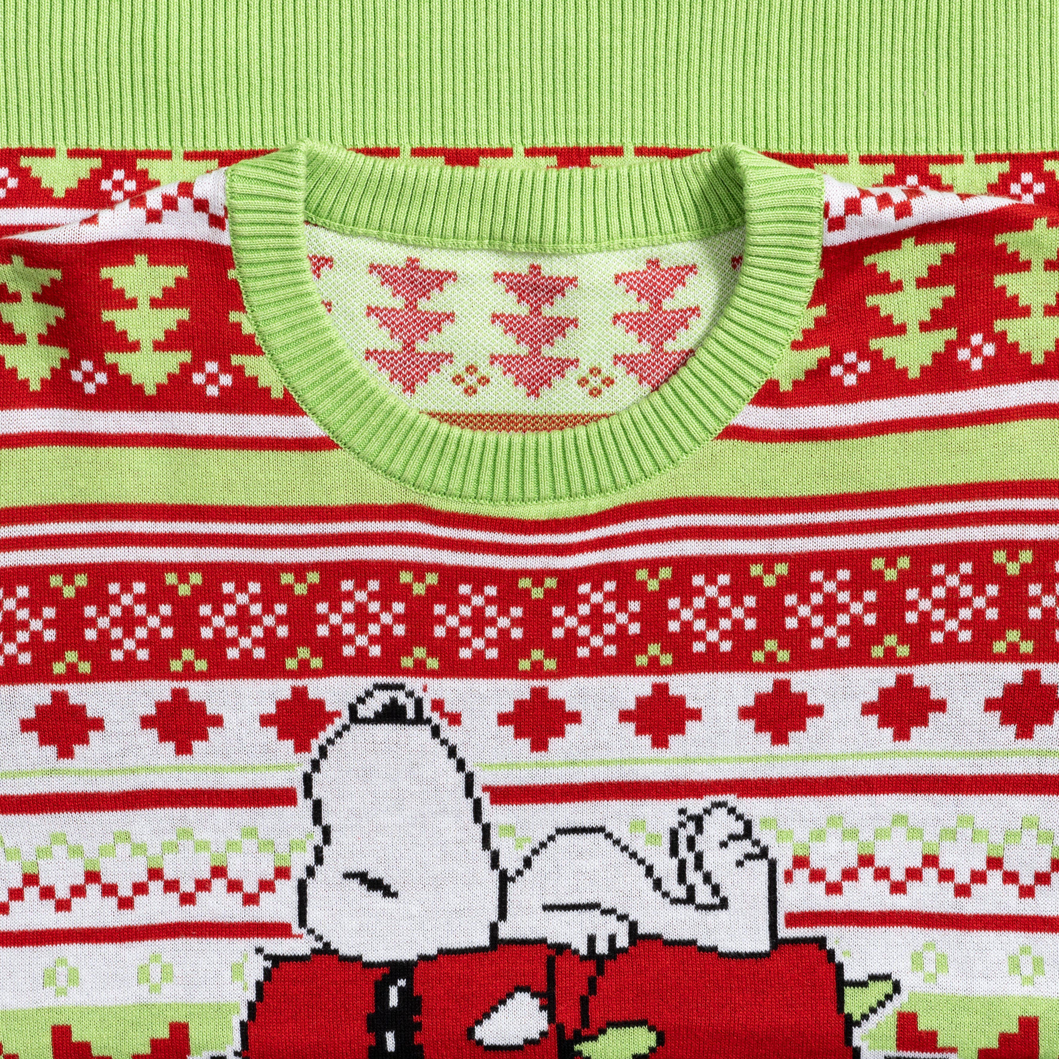 Peanuts Snoopy Dog House Ugly Christmas Sweater