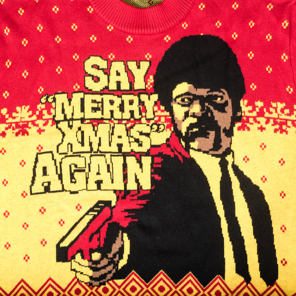 Pulp Fiction Merry Xmas Again Sweater