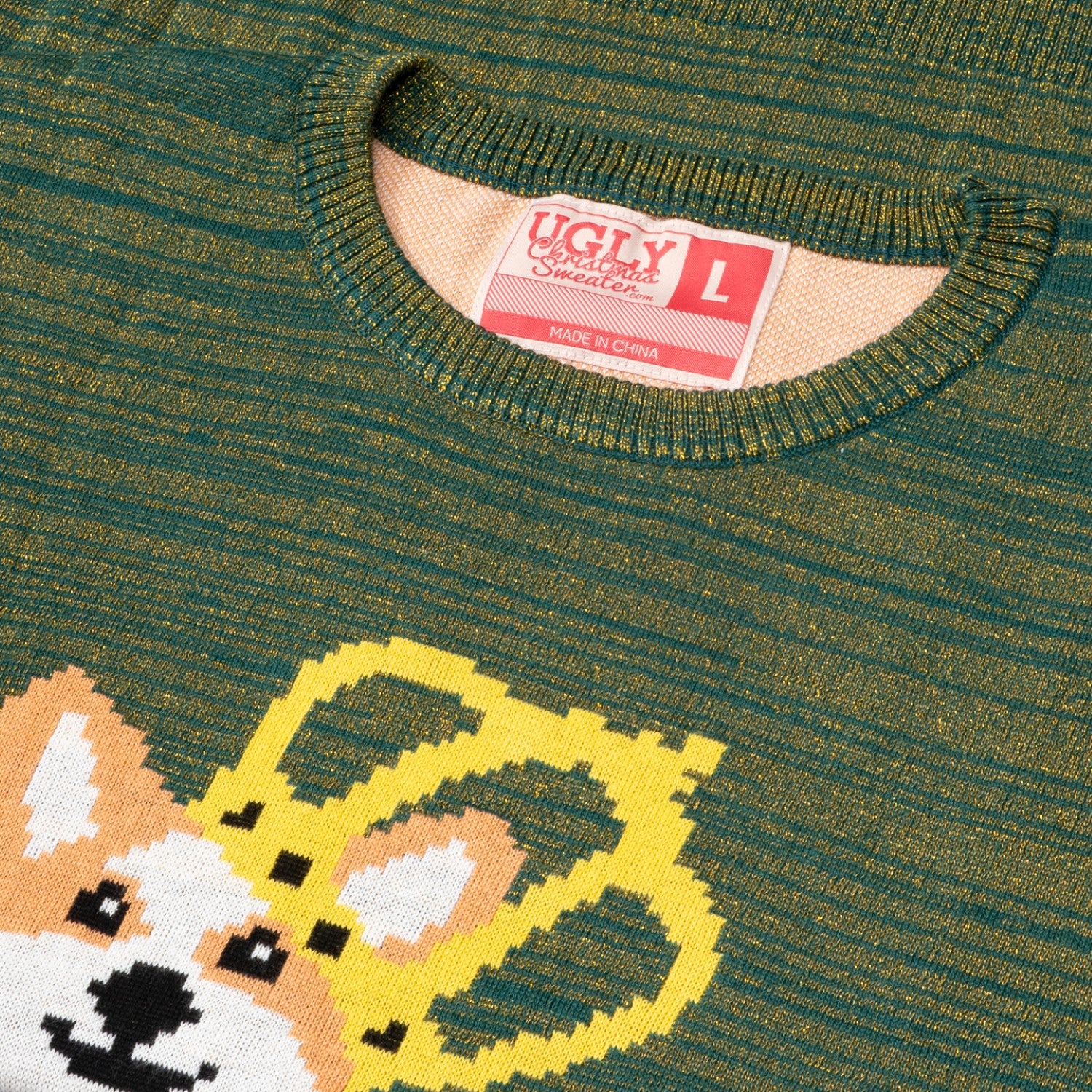 Queen Corgi Dog Lovers Adult Unisex Knitted Xmas Ugly Christmas Sweater