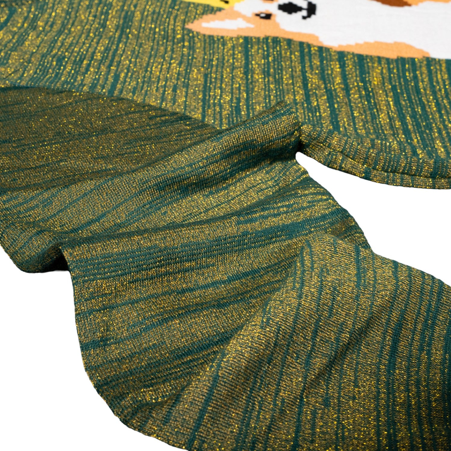 Queen Corgi Dog Lovers Adult Unisex Knitted Xmas Ugly Christmas Sweater