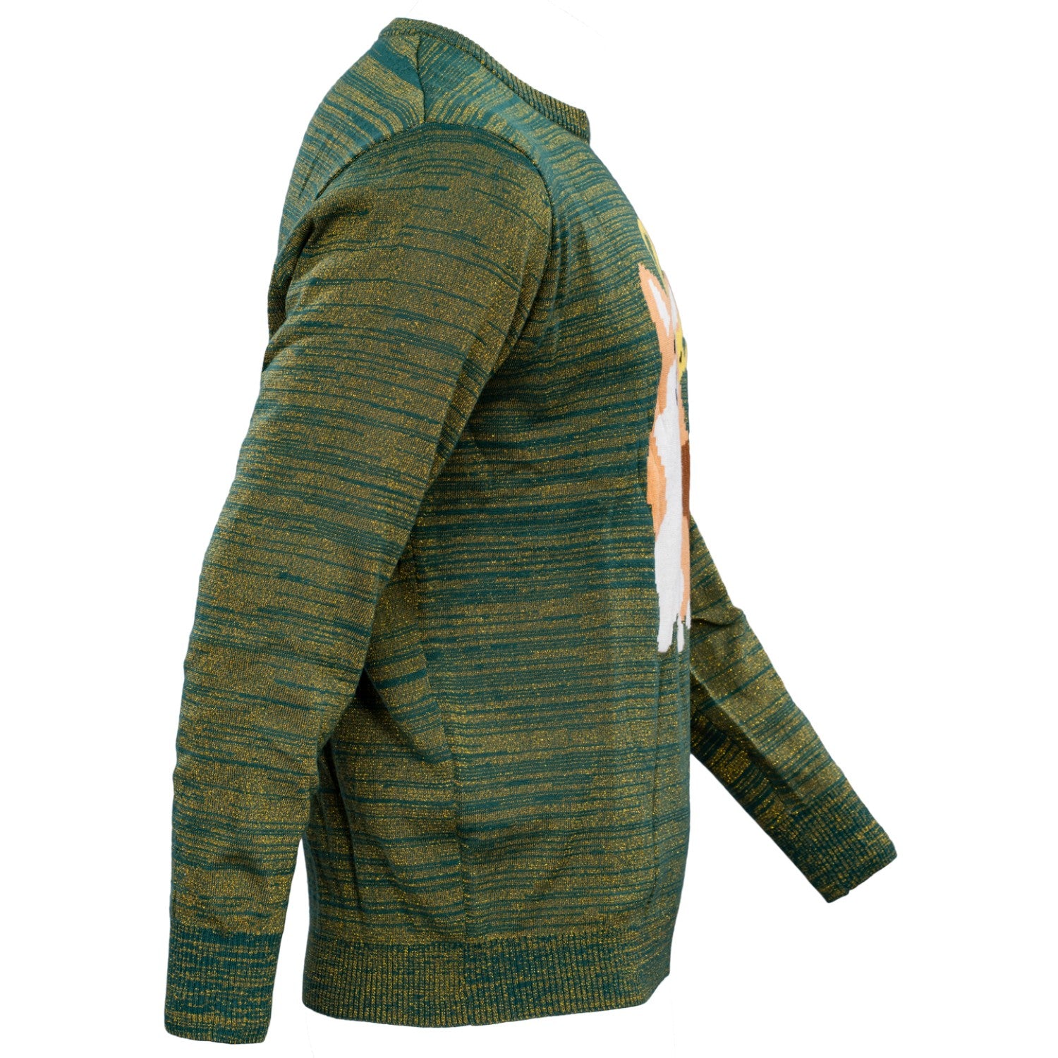 Queen Corgi Dog Lovers Adult Unisex Knitted Xmas Ugly Christmas Sweater