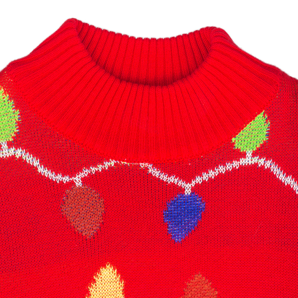 String Lights Womens Ugly Christmas Sweater Dress String Lights Womens Ugly Christmas Sweater Dress