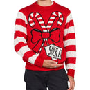 Suck It Candy Cane Funny Ugly Christmas Sweater