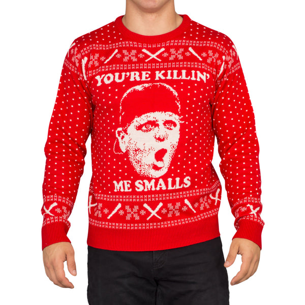 The Sandlot You're Killing Me Smalls Red Ugly Christmas Sweater