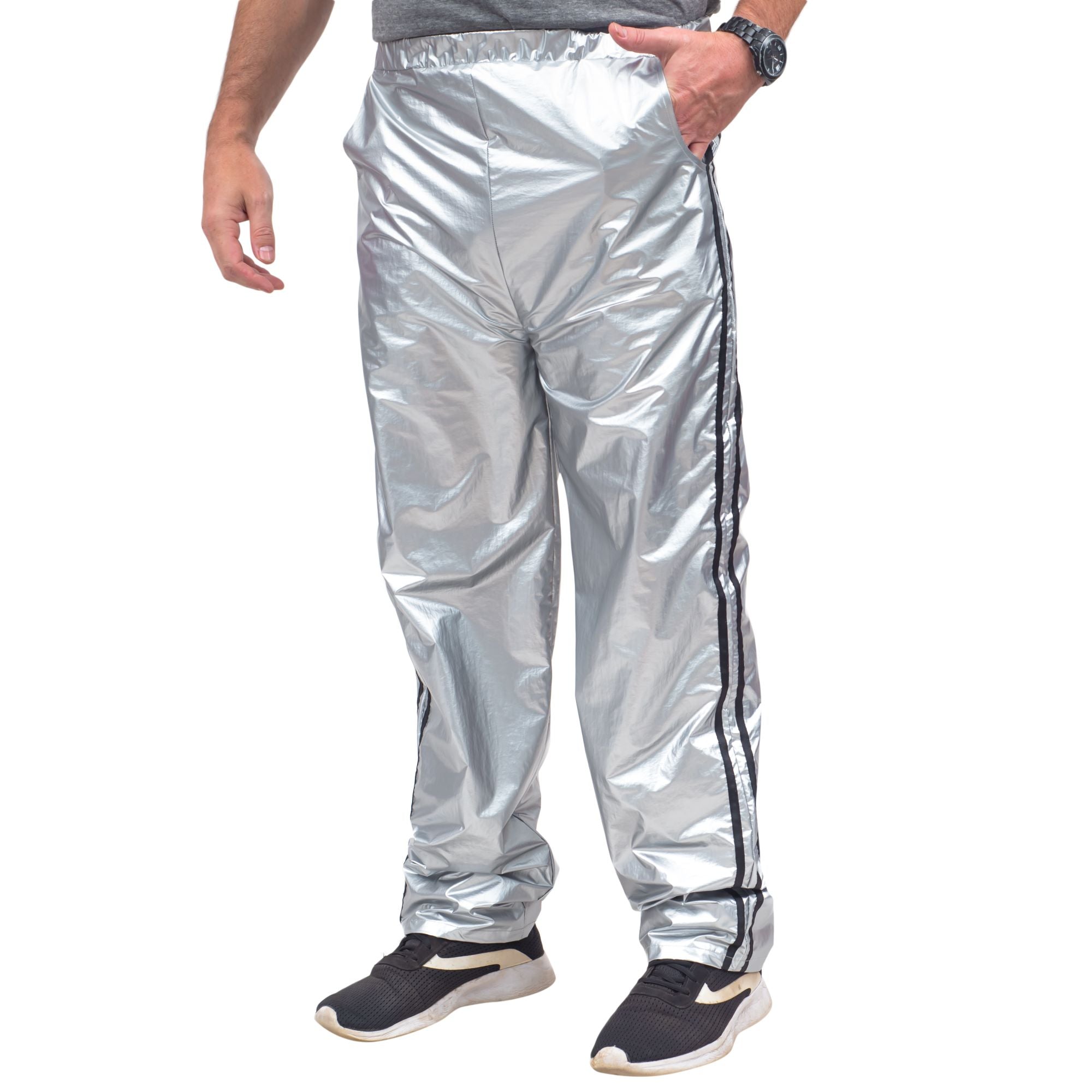 Silver Pants Men Mens Fashion | Mens Metallic Silver Pants | Pants Hip Hop  Shiny Men - Casual Pants - Aliexpress