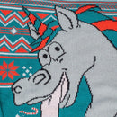 Unicorn Candy Canes and Star Dust Ugly Christmas Sweater_2