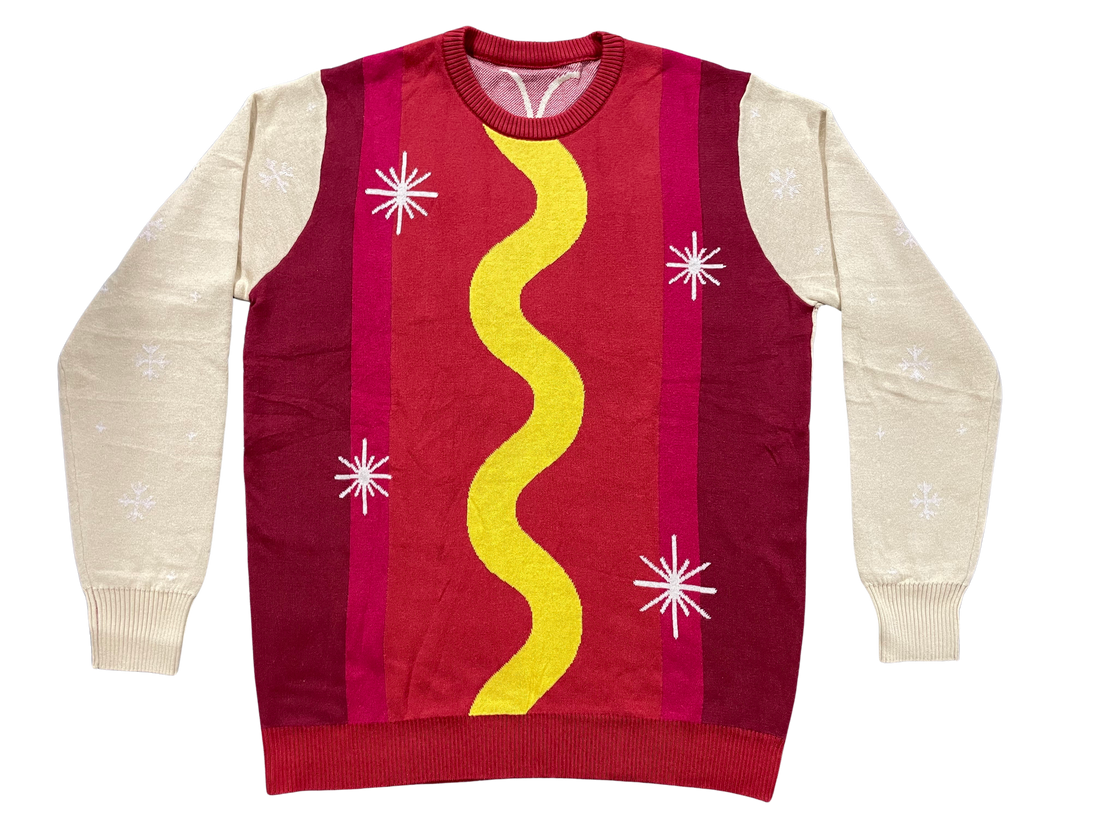 Wienerschnitzel Adult Unisex Slap My Buns Funny Hotdog Ugly Christmas