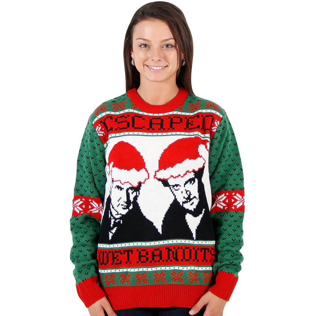 Women's Home Alone Wet Bandits Ugly Christmas Sweater