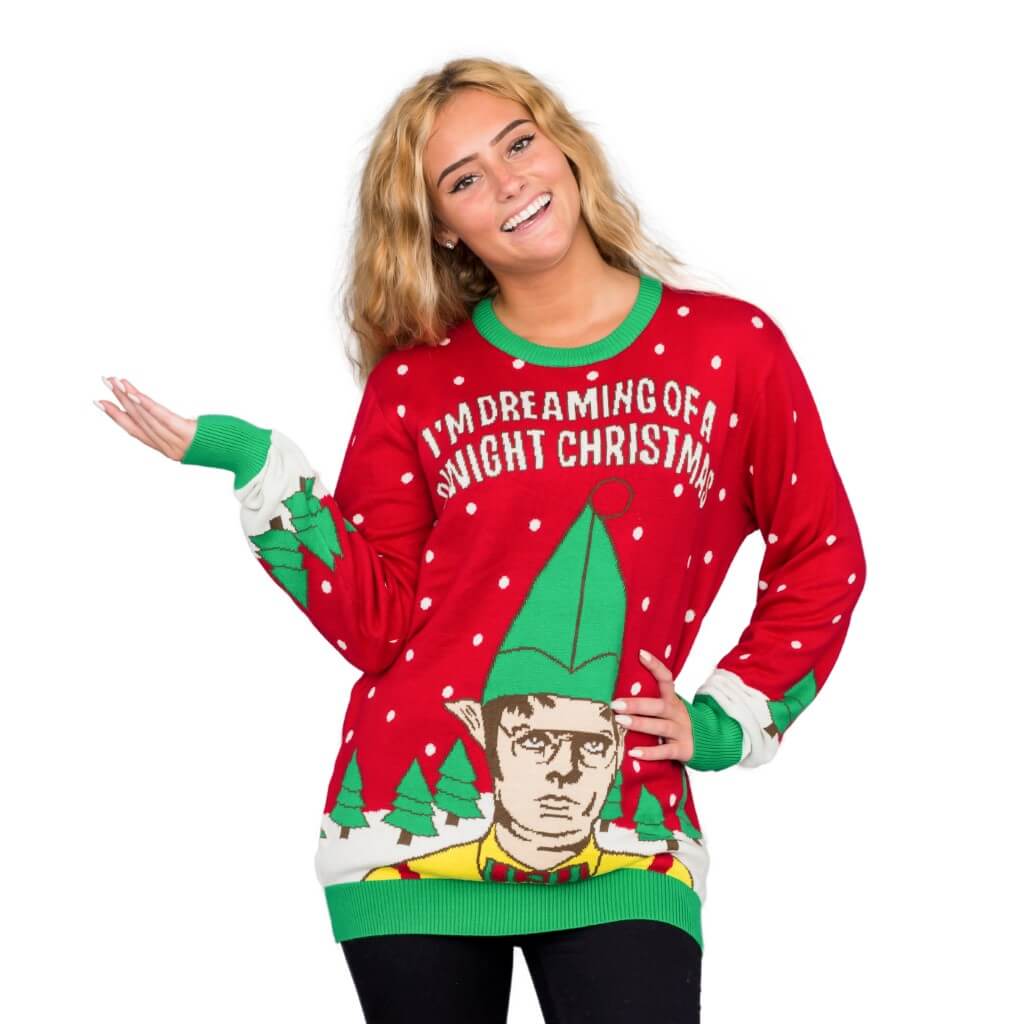 Women's I'm Dreaming of a Dwight Christmas Ugly Christmas Sweater