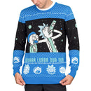 Wubba Lubba Dub Dub - Rick and Morty Ugly Christmas Sweater_3